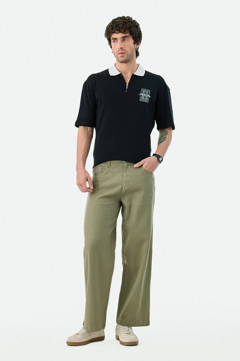 سنيتش 100% Cotton Relaxed Fit Trousers